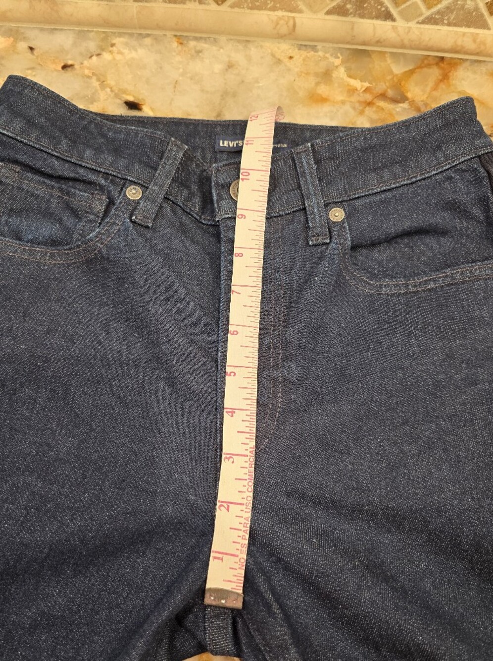 Levi's Made And Crafted 721 High Rise Skinny Jeans Knite Sides 27x30 - Picture 4 of 8
